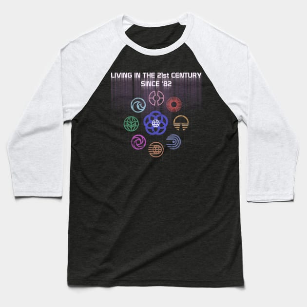 Symbols of the 21st Century Epcot Baseball T-Shirt by Bt519